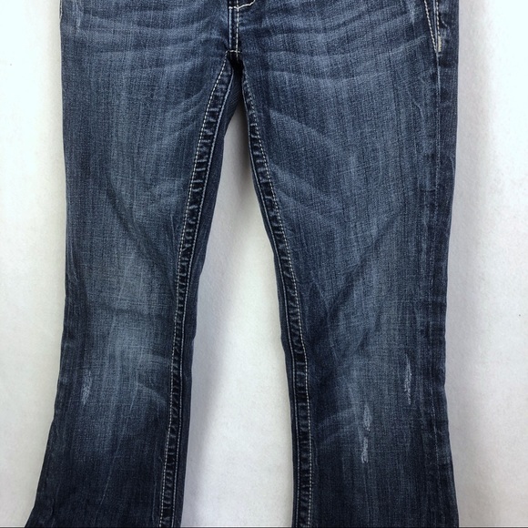 Miss Me | Women’s Fallen Angel Embellished Wings Bootcut Jeans - Picture 4 of 16